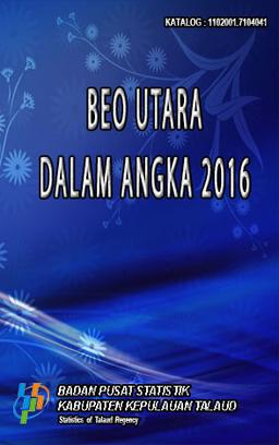 Kecamatan Beo Utara Dalam Angka 2016