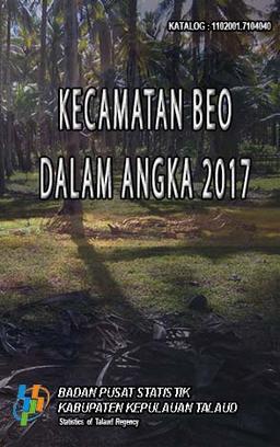 Kecamatan Beo Dalam Angka 2017