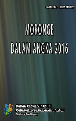 Kecamatan Moronge Dalam Angka 2016