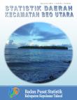 STATISTIK DAERAH KECAMATAN BEO UTARA 2013